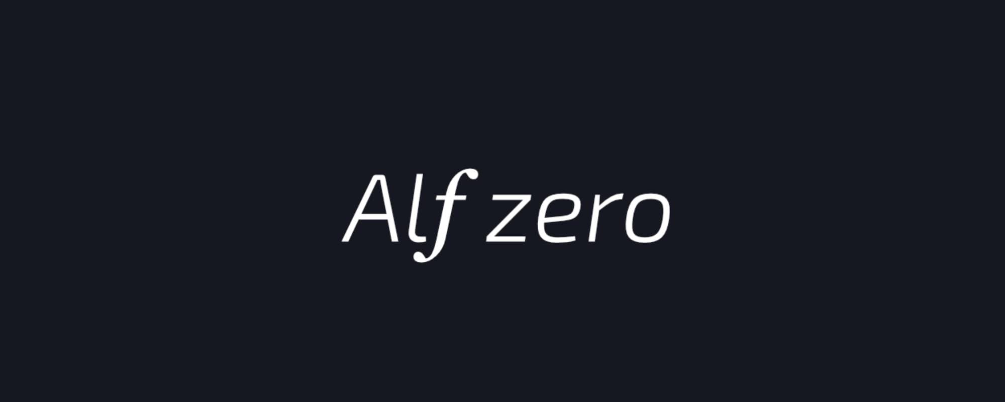 Alf zeroのヘッダー画像